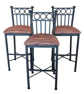 UL - Minson Iron Bar Height Stools