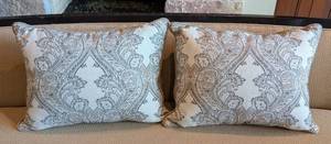 LL - Ethan Allen Down-Filled Accent Pillows Pair