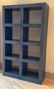 LL - Crate & Barrel Shadowbox Tower Bookcase