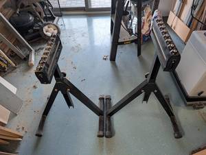 Folding Adjustable Rolling Stands