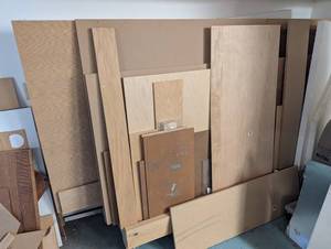 Assorted Lumber & Boards 3 Sheets Of 34 Oak