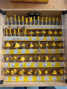 Jontech KC-5050 50-Piece Router Bit Set - 12 in Shank