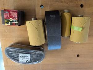 3M 241D P80 Abrasive Cloth Belts 75x533 mm (3x21 in) Bi-Directional - 2-Pack