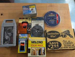 Velcro Industrial Strength Adhesive Tape & Sanding Kit Accessories