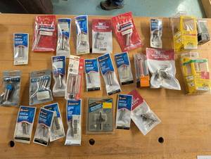 Carbide Router Bit Assortment - Amana Tool, Whiteside, Eagle America, Rockler, Oldham Viper