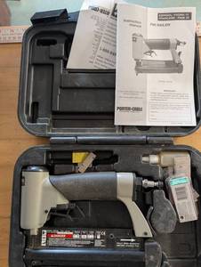 Porter-Cable PIN100 Pin Nailer Kit, 23-Gauge Pneumatic, in Case & Manual