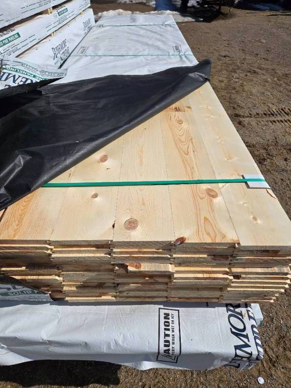 1 x 8 x 12 Ponderosa Pine #3 or better Tongue & Groove Reversible WP4 NG - 1,008 Linear Feet