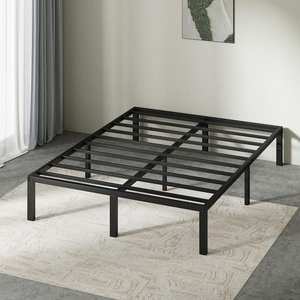 Zinus Classic 14 in. Black Metal Queen Platform Bed Frame