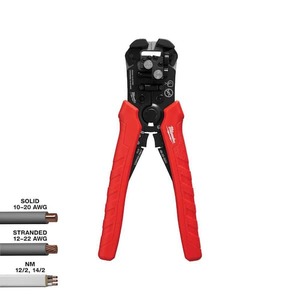 Milwaukee Self-Adjusting Wire StripperCutter with Comfort Grip
