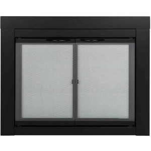 Pleasant Hearth Alpine Medium Glass Fireplace Doors