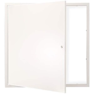 VEVOR Access Panel for Drywall and Ceiling 25.7x25.7 in. Plumbing Access Panels Reinforced Access Door Heavy-Duty Steel Silver