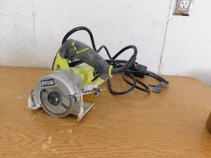 RYOBI 12 -Amps 4 in. Blade Corded Wet Tile Saw