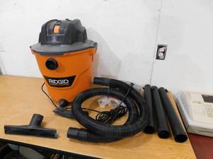 RIDGID 12 Gal. 5.0 Peak HP NXT Shop Vacuum HD1200 Wet Dry Vac with Hose and Accessories