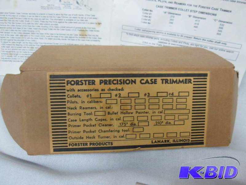 Forster Precision Case Trimmer
