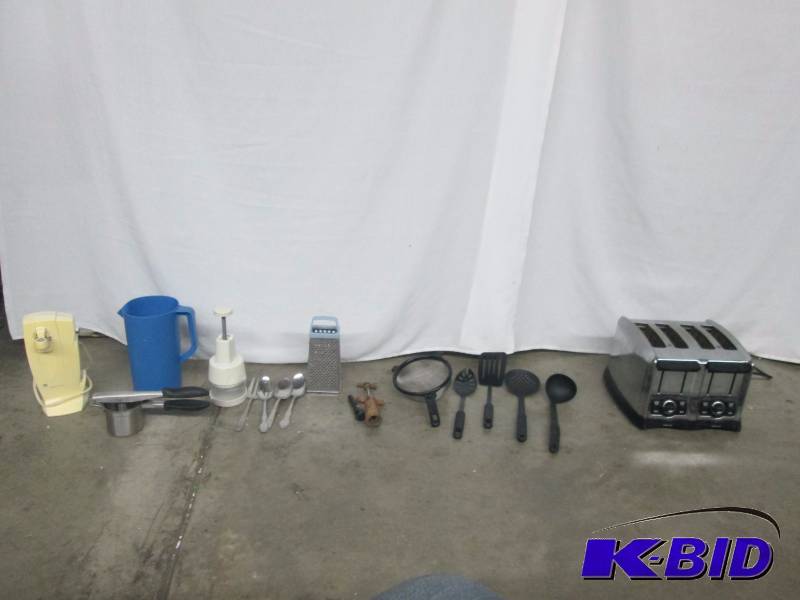 Kitchen Utensils, Cookware, Toaster and More