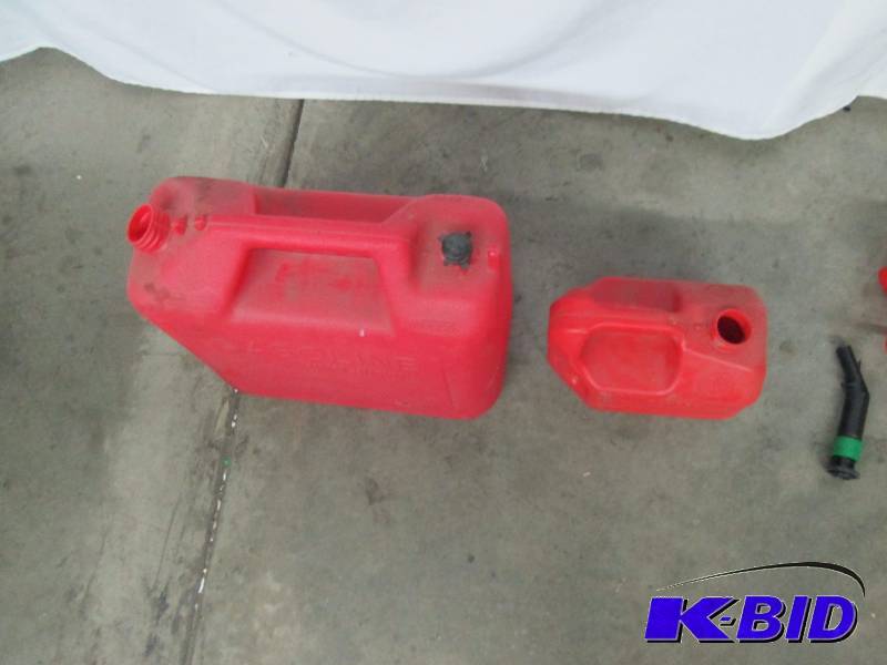 2 Gas Cans & Funnels