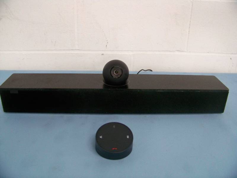 AMX ACV-5100 Acendo Vibe Conferencing Soundbar with Integrated Webcam and Bluetooth Remote Accessory (Black)