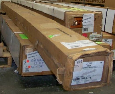 DA-LITE 37768 9x12 Fabric and Roller assy. - Matte White - NEW IN BOX