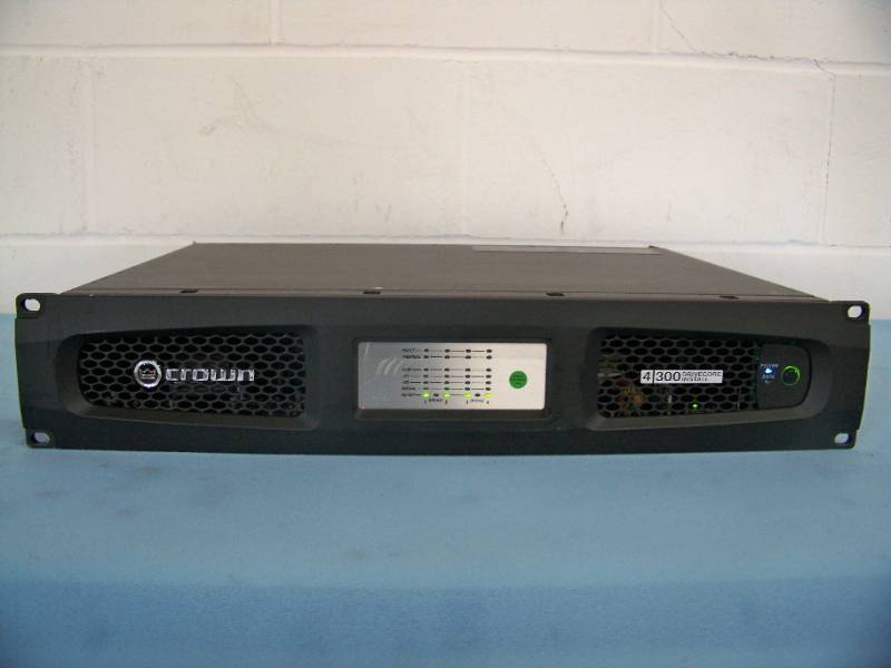 Crown Audio DCI 4300 DriveCore Install Analog Series 4-Channel Amplifier 300 Watts x 2