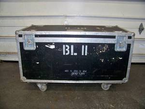 Large, Rolling Hard-Sided, Heavy-Duty Stackable Shipping  Road Case with Casters