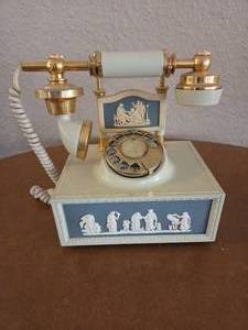 Vintage Deco-Tel French Victorian Style Rotary Dial Telephone