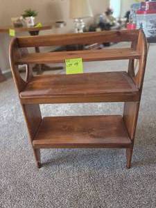 VINTAGE wooden shelf