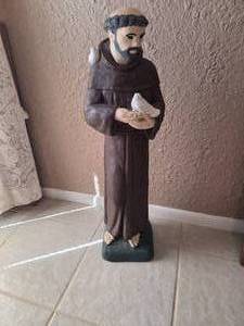VINTAGE St Francis of Assisi statue