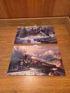 Completed 2 frameable puzzles