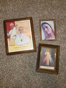 Set of 3 Religious Pictures