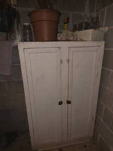 WHOLE CABINET including all contents inside and on top