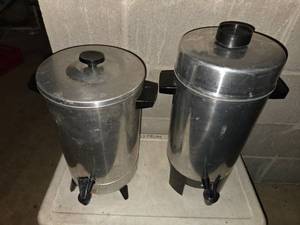 VINTAGE Coffee Makers- 2 total  Self coffee warmer