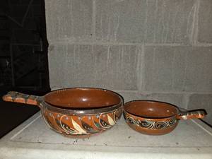 vintage mexican hand made pottery