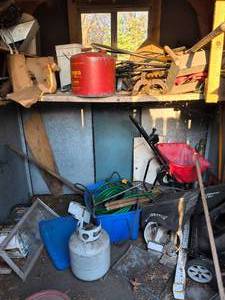 Shed full of items