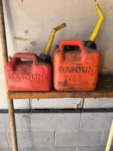 Vintage gas cans