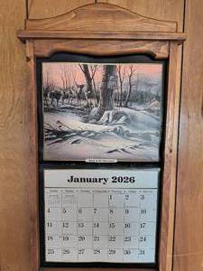 Wooden Calendar Holder