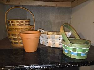 ASSORTMENT of planter bowls