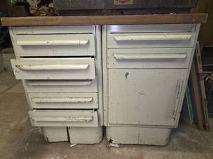 Vintage mobile work bench