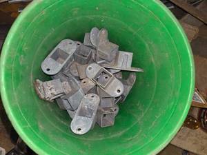 BUCKET of Square post flange bases