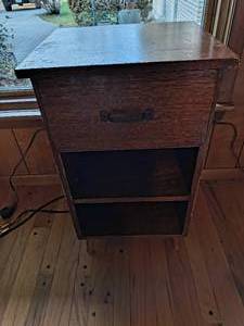 Wooden End tableNightstand