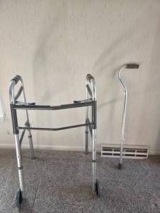 Walker and Cane