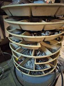 Rotating Wheel Of Hardware