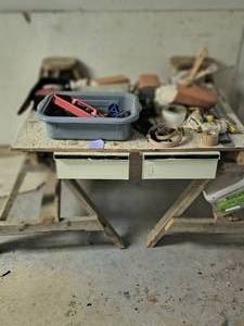 WHOLE LOT - Woodworking bench with all supplies included