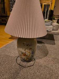 VINTAGE Ceramic Ginger Jar Table Lamp