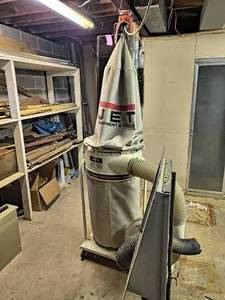 JET GOLD Series DC-1100 industrial dust collection system for woodworking