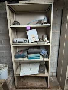 Miscellaneous items and shelf