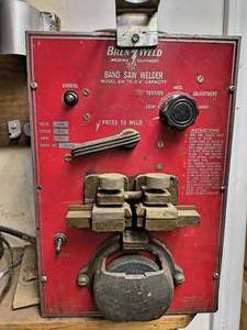 Bren Weld Model band saw blade welder