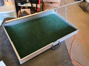 Allstate Mfg. Co. Glass Display Case with Handle 34x22x3.5