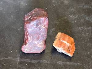 Red and Brown Jasper Rock Specimens - About 2