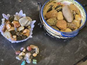 Colorful Assorted Rocks and Minerals Collection