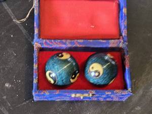 Chinese Baoding Balls in Decorative Box
